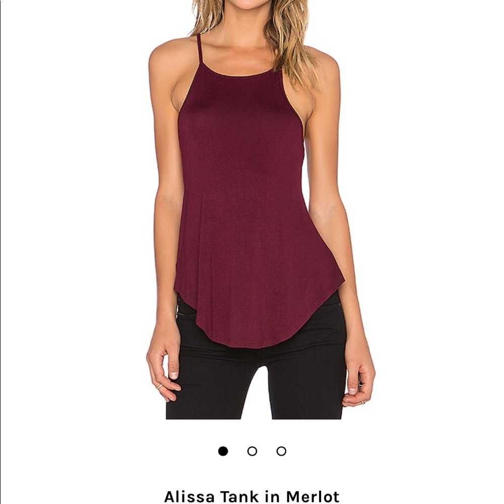 Great condition Maroon Tank Top XS from Revolve